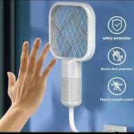 Mosquito Killer Racquet Lamp Pocket Size Night Bulb Mosquito Catcher